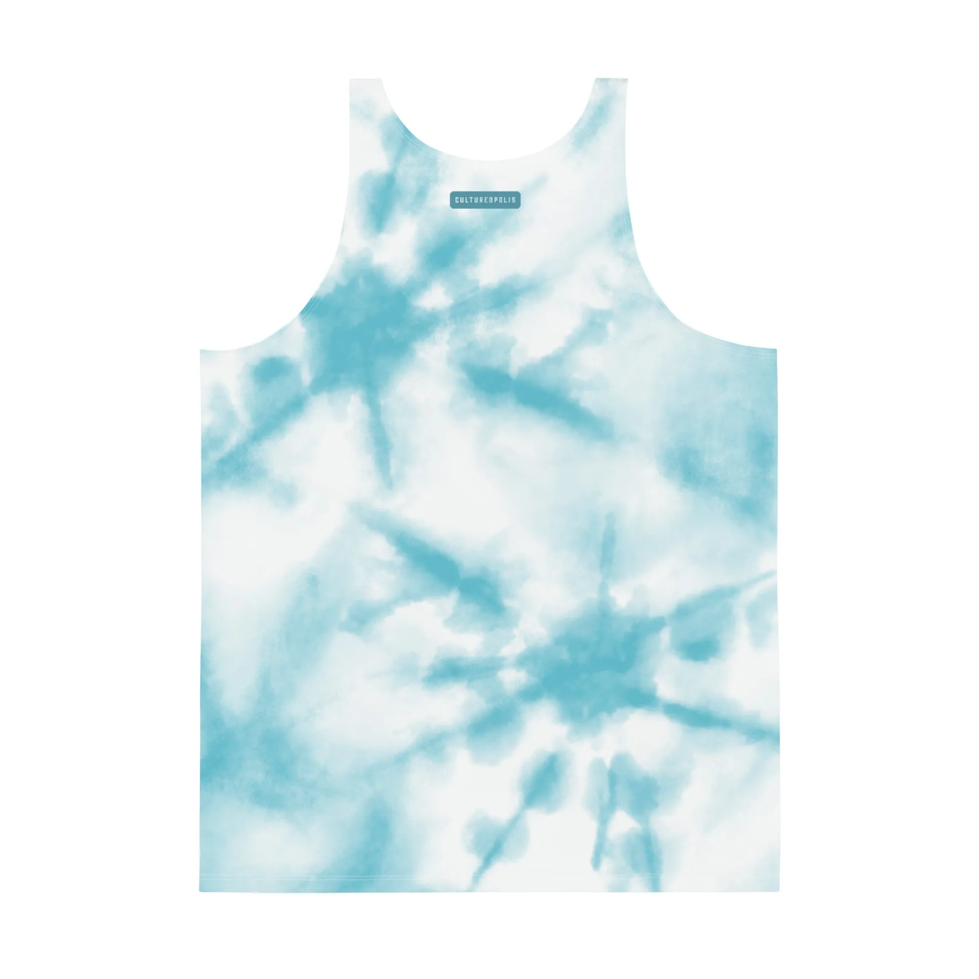 Men's Tank Top –  Ocean Breeze Tie Dye